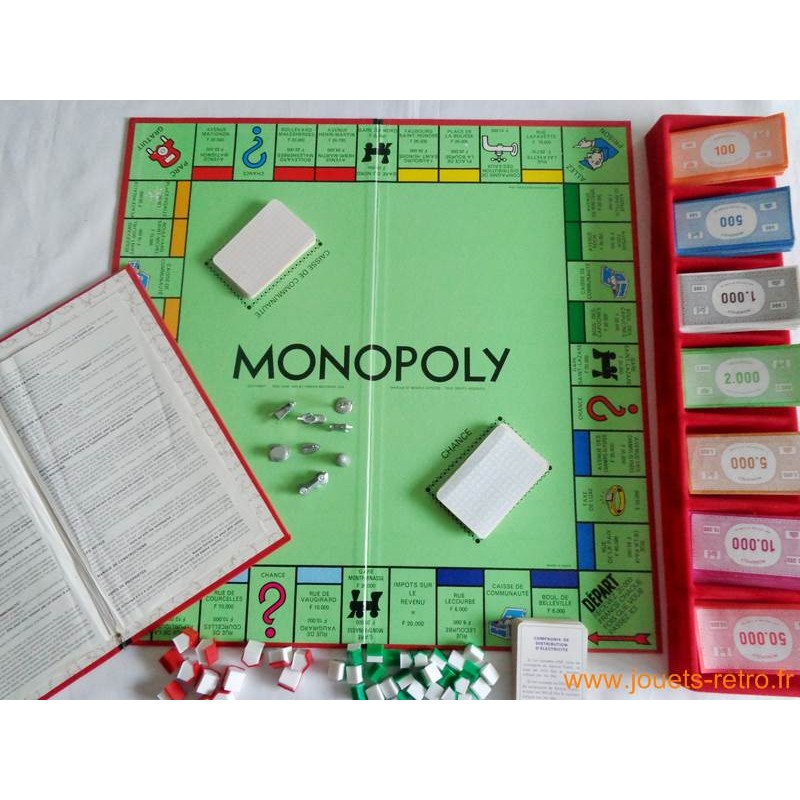 Monopoly De Luxe Jeu Miro Jouets R Tro Jeux De Soci T