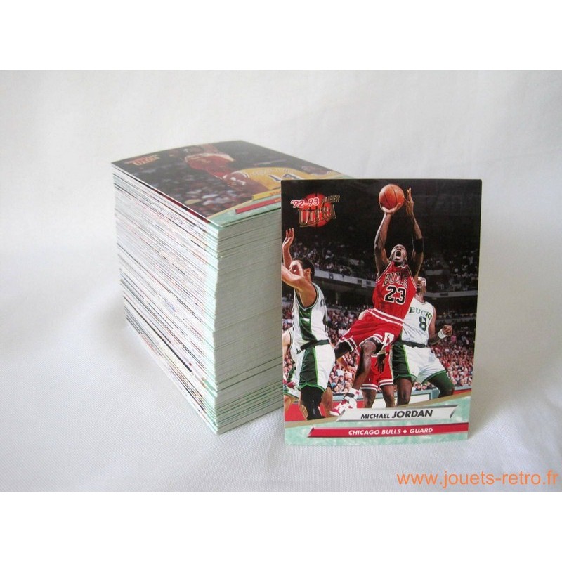 Set complet cartes NBA Fleer Ultra 92 93 série 1 jouets rétro jeux de