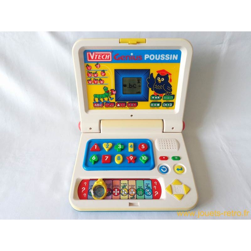 Ordinateur Genius Poussin Vtech - jouets rétro jeux de société