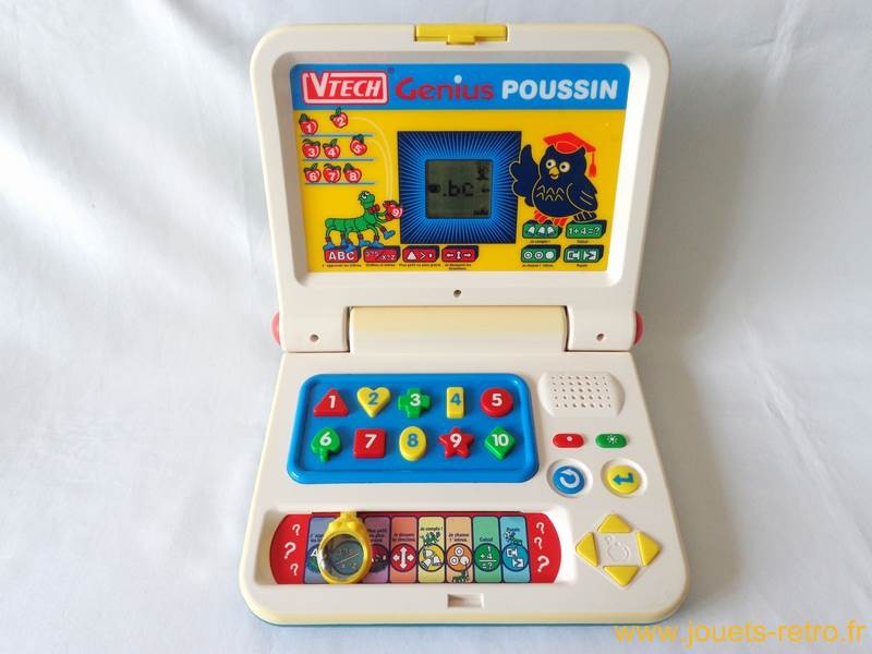 Ordinateur Genius Poussin Vtech - jouets rétro jeux de société figurines  et objets vintage