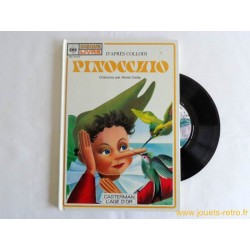 Pinocchio - 45T Livre disque vinyle CBS