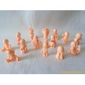 Les "Mini Babies" lot de 12 figurines