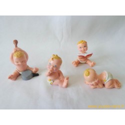 "Magic Babies" lot de 4 figurines