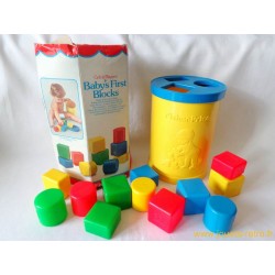 Premiers cubes Fisher Price 1977