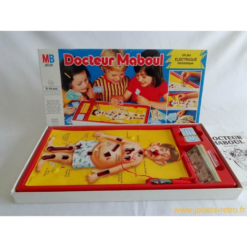 Docteur Maboul - Jeu MB 1999 - jouets rétro jeux de société figurines et  objets vintage
