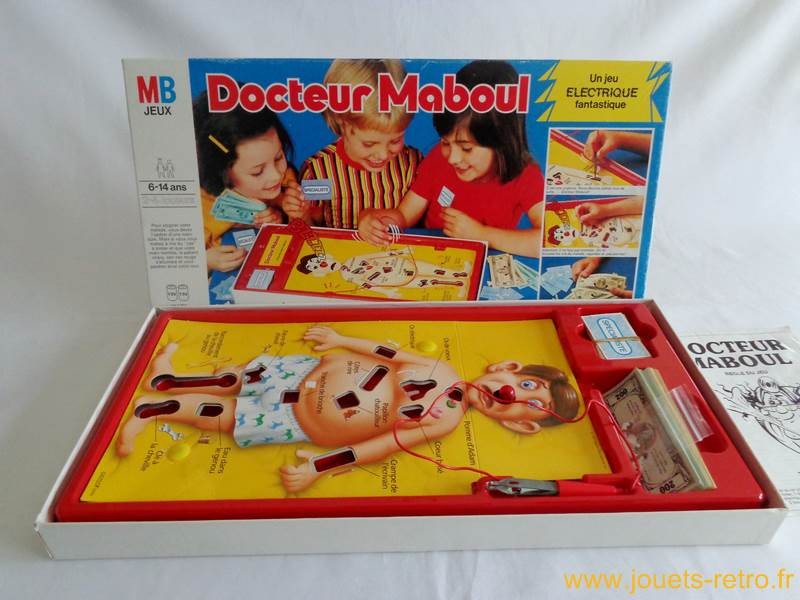 Docteur Maboul - Jeu MB - jouets rétro jeux de société figurines et objets  vintage