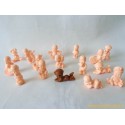 "Les Mini Babies" lot de 16 figurines