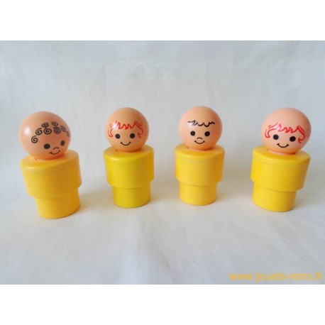 Lot de 4 grands personnages Fisher Price