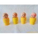 Lot de 4 grands personnages Fisher Price
