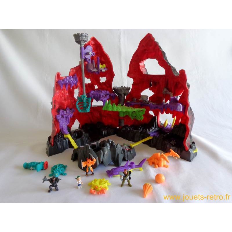 Lot Mighty Max Jouets : Playsets Incomplets + Figurines + Accessoires - Bluebird