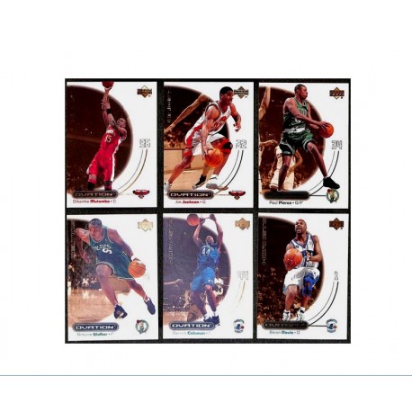 NBA UPPER DECK OVATION 00-01 set complet 60 cartes