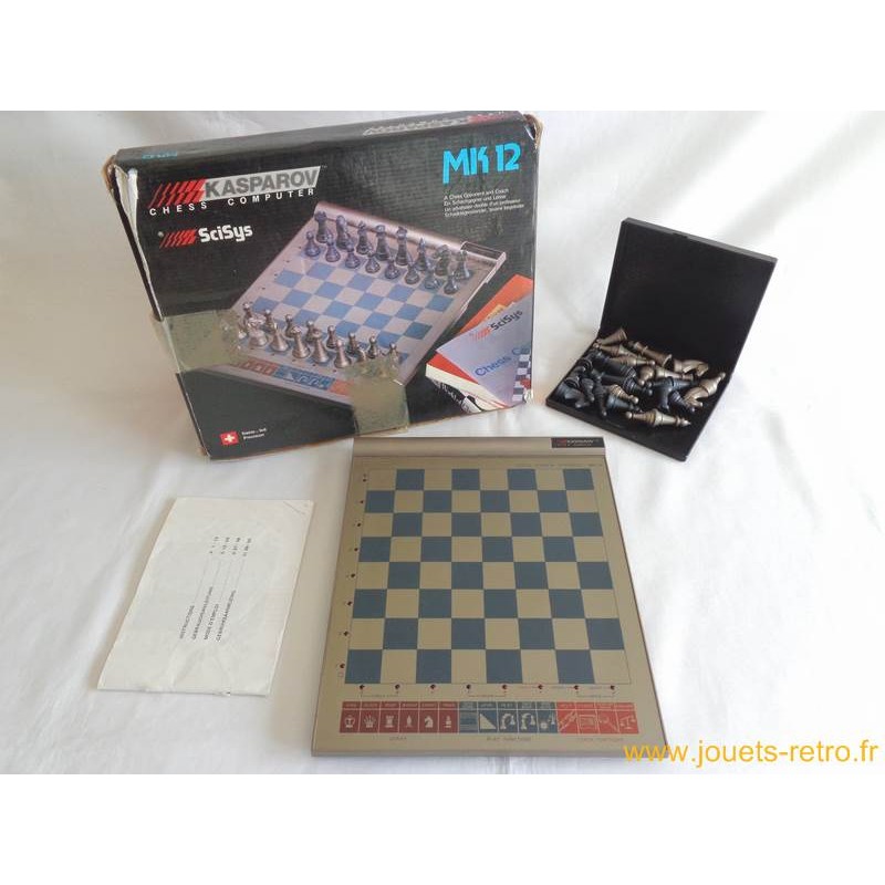 Jeu d'échecs électronique Kasparov MK12 SciSys 1986 - jouets