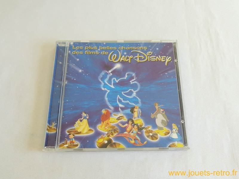 cd Les plus belles chansons des films Walt Disney - jouets rétro jeux de  société figurines et objets vintage