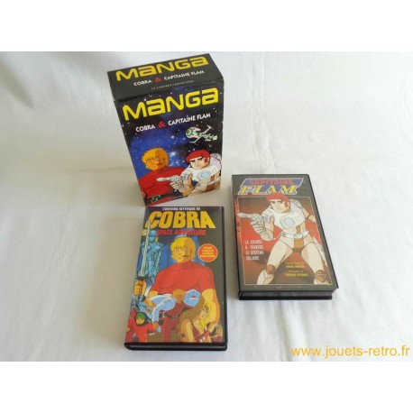 Coffret VHS Manga Cobra & Capitaine Flam