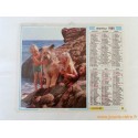 Almanach du facteur 1990 "Photos enfants animaux"