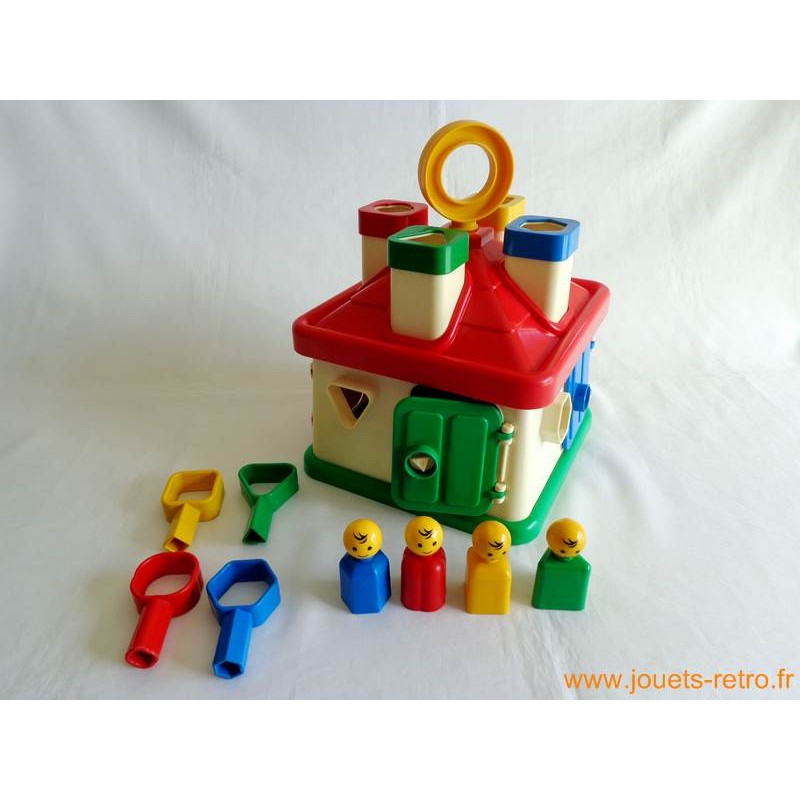 Maison à formes Berchet - jouets rétro jeux de société figurines et objets  vintage