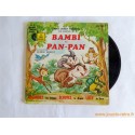 Bambi et Pan-Pan - Livre disque 45t