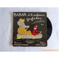 Babar et le professeur grifaton - Livre disque 45t