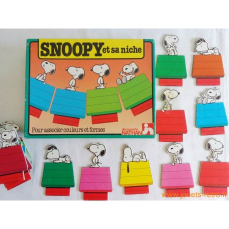 Snoopy et sa niche - jeu Nathan 1983