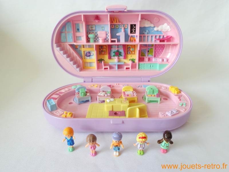 polly pocket stampin school