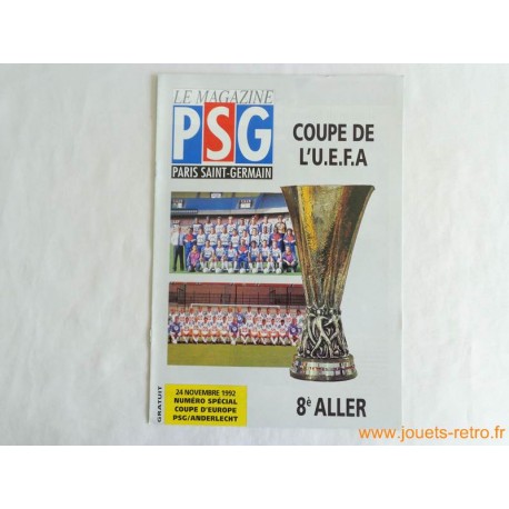 Le magazine PSG Coupe de l'UEFA
