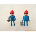 Lot figurines Klicky "Pompiers" Playmobil 1974