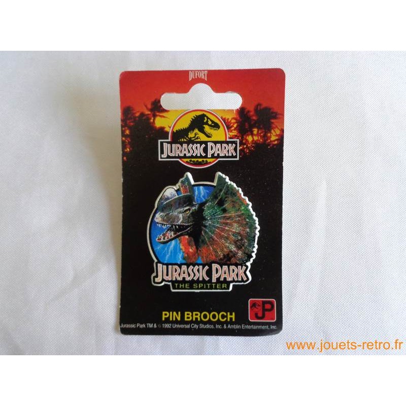 Pins Jurassic Parc Dilophosaur Jouets Rétro Jeux De Société