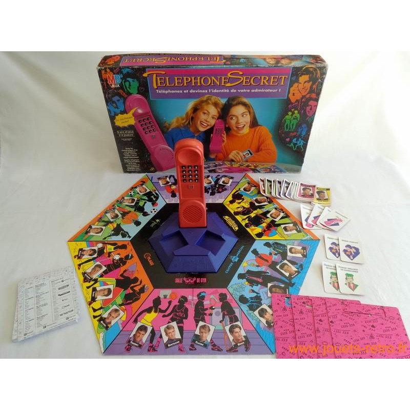Telephone Secret - Jeu MB 1992 - jouets rétro jeux de société figurines et  objets vintage