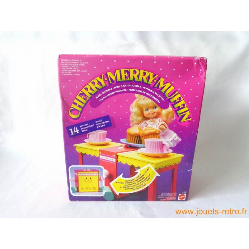 Cherry Merry Muffin Boite A Gateaux Table Neuf Jouets Retro Jeux De Societe Figurines Et Objets Vintage