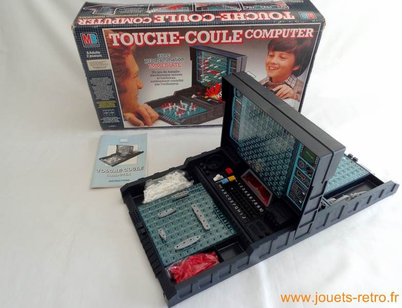 Touché-coulé Computer - jeu MB 1983 - jouets rétro jeux de société  figurines et objets vintage