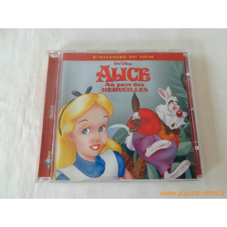 CD "Alice au pays des merveilles" l'histoire du film + chansons Disney