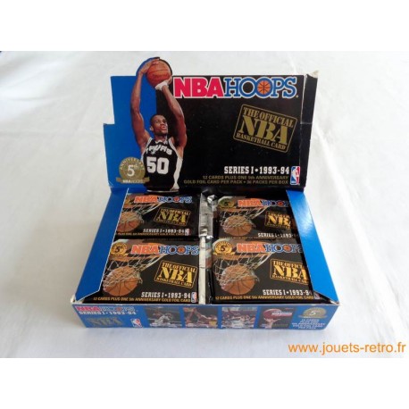 Paquet cartes NBA HOOPS 1993/94 série 1 Basketball