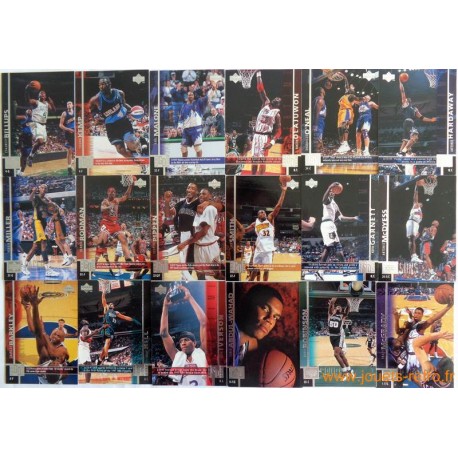 Lot 46 cartes NBA Upper Deck 98-99