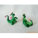 Lot figurines "Peter et Elliott le Dragon" Bully