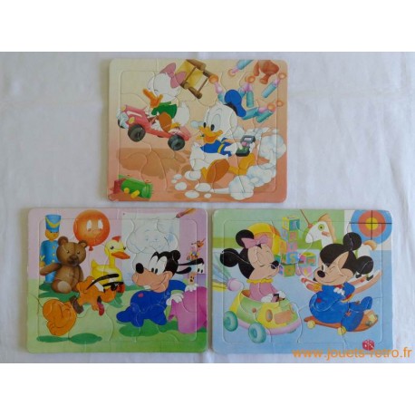 lot 3 puzzles "Disney Baby"