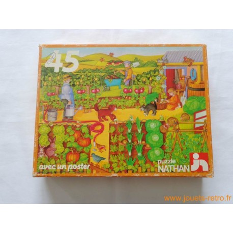 "Le jardin potager" puzzle Nathan 1981