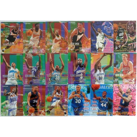 Lot 155 cartes NBA Fleer 95-96 série 1 + 2