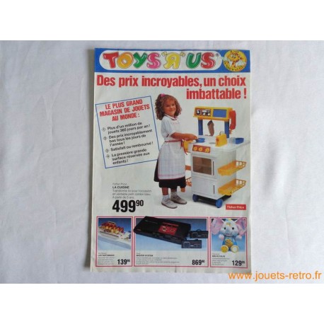 Catalogue jouets Toys"R"Us Noël 1988
