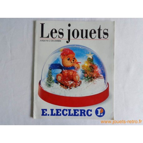 Catalogue jouets Leclerc Noël 1989