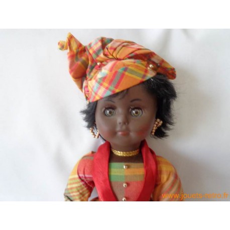 MARULADOLLS - AWA, poupée Noire - Poupée Noire Afro de 45CM à Offri
