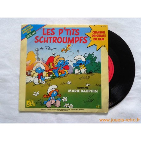 Les p'tits schtroumpfs - disque 45t