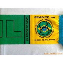 Echarpe football "Brésil" France 98 officiel