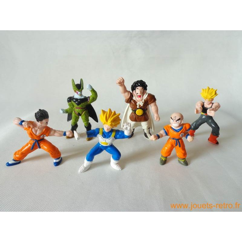 lot 6 figurines Dragon Ball Z 6 Super Guerriers 1989 (coffret 5) - jouets  rétro jeux de société figurines et objets vintage