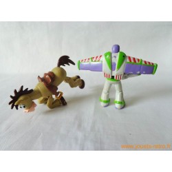 lot figurines Toy Story "Buzz l'éclair" et "Pile-Poile"