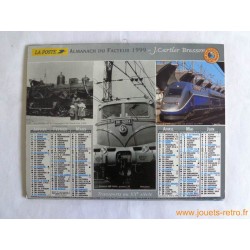 Almanach du facteur 1999 "Transports du XXè siècle"
