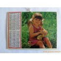 Almanach des PTT 1983 "enfants et animaux"