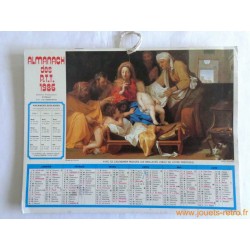 Almanach des PTT 1986 "La Sainte famille"