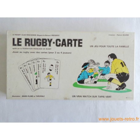 Le rugby-carte - Jeu Rivière 1980
