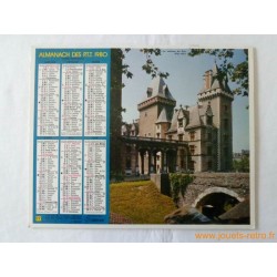 Almanach des PTT 1980 "chateau de Pau"