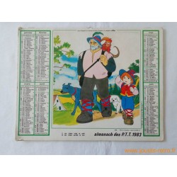 Almanach des PTT 1983 "Rémi sans famille"